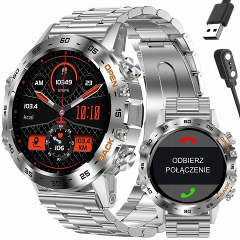 SMARTWATCH MĘSKI GRAVITY GT9-3 - WYKONYWANIE POŁĄCZEŃ, CIŚNIENIOMIERZ (sg021c) SMARTWATCH MĘSKI GRAVITY GT9-3 - WYKONYWANIE POŁĄCZEŃ, CIŚNIENIOMIERZ (sg021c)