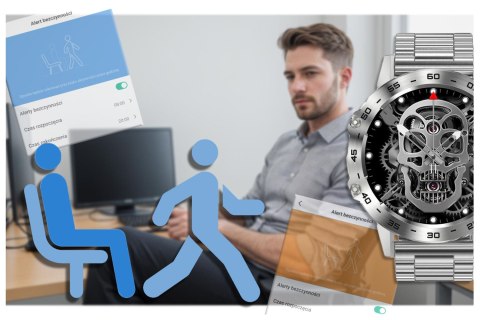 SMARTWATCH MĘSKI GRAVITY GT9-3 - WYKONYWANIE POŁĄCZEŃ, CIŚNIENIOMIERZ (sg021c) SMARTWATCH MĘSKI GRAVITY GT9-3 - WYKONYWANIE POŁĄCZEŃ, CIŚNIENIOMIERZ (sg021c)