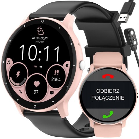 SMARTWATCH UNISEX GRAVITY GT1-5 PRO - ROZMOWY BLUETOOTH, DODATKOWY PASEK (sg027e) SMARTWATCH UNISEX GRAVITY GT1-5 PRO - ROZMOWY BLUETOOTH, DODATKOWY PASEK (sg027e)