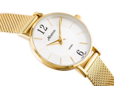 ZEGAREK DAMSKI ALBATROSS ABBC16 (za543d) gold / silver