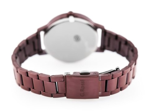 ZEGAREK G. ROSSI - C11715B-2B3 (zg777d) violet + BOX