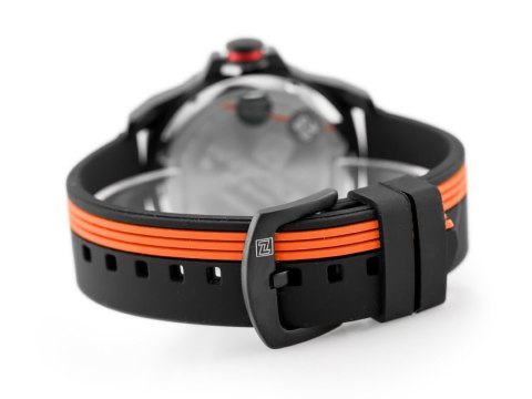 ZEGAREK MĘSKI NAVIFORCE - NF9098 (zn045d) - black/orange ZEGAREK MĘSKI NAVIFORCE - NF9098 (zn045d) - black/orange