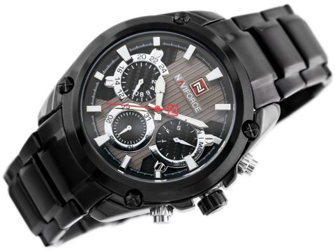 ZEGAREK MĘSKI NAVIFORCE - NF9113 (zn078b) - black + box ZEGAREK MĘSKI NAVIFORCE - NF9113 (zn078b) - black + box