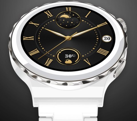 SMARTWATCH DAMSKI Rubicon RNCE92 - WYKONYWANIE POŁĄCZEŃ, CERAMIKA (sr038c)