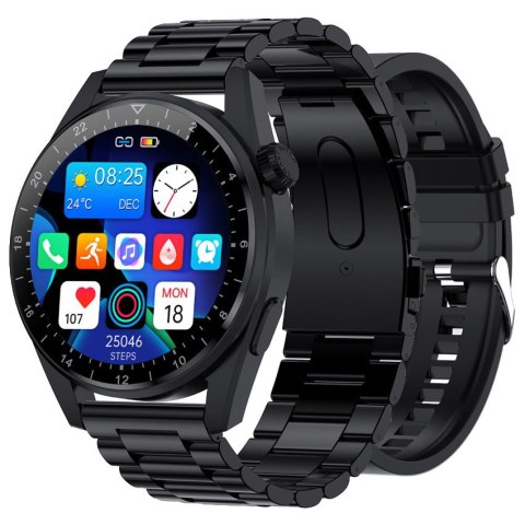 SMARTWATCH MĘSKI Rubicon RNCE78 - WYKONYWANIE POŁĄCZEŃ, WŁASNE TARCZE (sr025a)