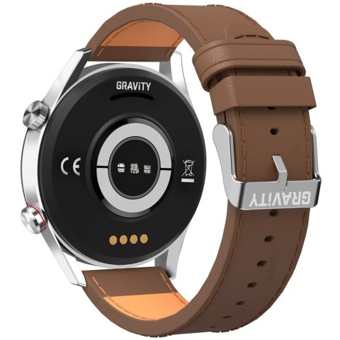 SMARTWATCH MĘSKI GRAVITY GT4-7 - WYKONYWANIE POŁĄCZEŃ, KROKOMIERZ (sg023g) SMARTWATCH MĘSKI GRAVITY GT4-7 - WYKONYWANIE POŁĄCZEŃ, KROKOMIERZ (sg023g)