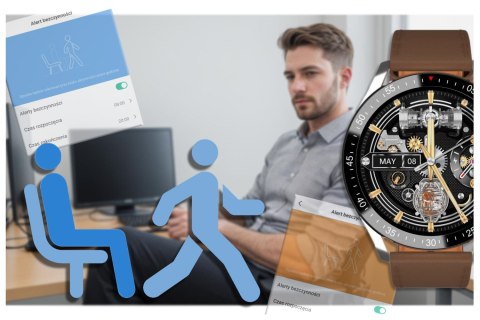 SMARTWATCH MĘSKI GRAVITY GT4-7 - WYKONYWANIE POŁĄCZEŃ, KROKOMIERZ (sg023g) SMARTWATCH MĘSKI GRAVITY GT4-7 - WYKONYWANIE POŁĄCZEŃ, KROKOMIERZ (sg023g)