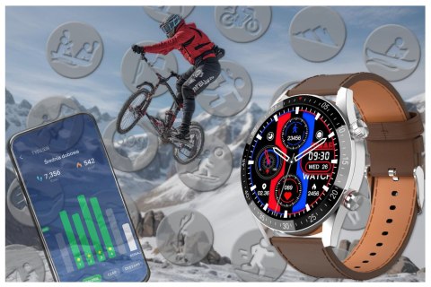 SMARTWATCH MĘSKI GRAVITY GT4-7 - WYKONYWANIE POŁĄCZEŃ, KROKOMIERZ (sg023g) SMARTWATCH MĘSKI GRAVITY GT4-7 - WYKONYWANIE POŁĄCZEŃ, KROKOMIERZ (sg023g)