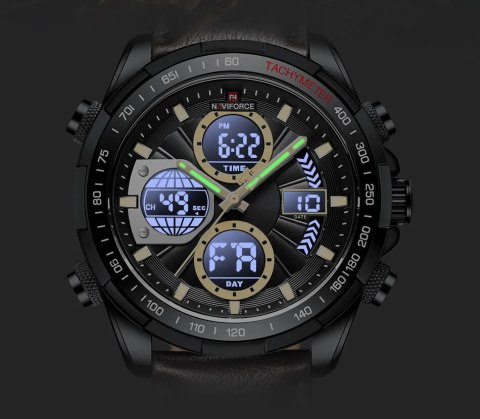 ZEGAREK MĘSKI NAVIFORCE NF9197L B/Y/D.BN + BOX ZEGAREK MĘSKI NAVIFORCE NF9197L B/Y/D.BN + BOX