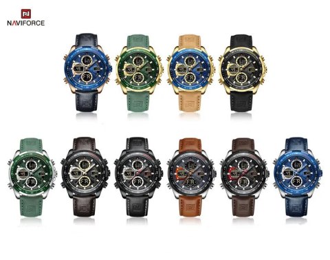 ZEGAREK MĘSKI NAVIFORCE NF9197L S/BE/BE + BOX