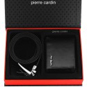 Zestaw prezentowy 6: DWUSTRONNY PASEK + PORTFEL PIERRE CARDIN