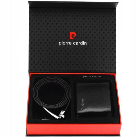 Zestaw prezentowy 6: DWUSTRONNY PASEK + PORTFEL PIERRE CARDIN Zestaw prezentowy 6: DWUSTRONNY PASEK + PORTFEL PIERRE CARDIN