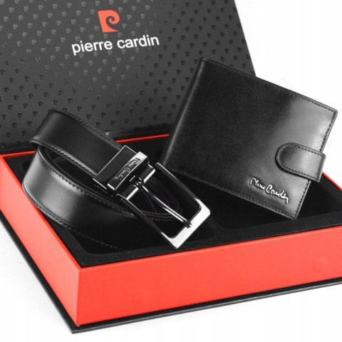 Zestaw prezentowy 9: DWUSTRONNY PASEK + PORTFEL PIERRE CARDIN Zestaw prezentowy 9: DWUSTRONNY PASEK + PORTFEL PIERRE CARDIN