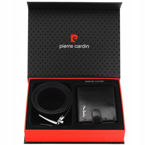 Zestaw prezentowy 9: DWUSTRONNY PASEK + PORTFEL PIERRE CARDIN Zestaw prezentowy 9: DWUSTRONNY PASEK + PORTFEL PIERRE CARDIN