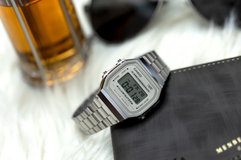 ZEGAREK UNISEX CASIO Retro Vintage A168WA-8A + BOX ZEGAREK UNISEX CASIO Retro Vintage A168WA-8A + BOX