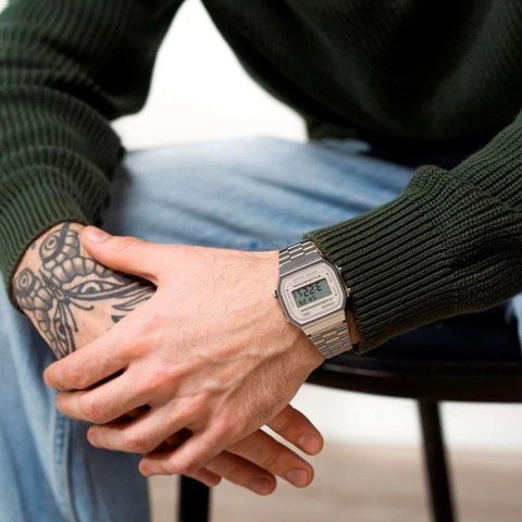 ZEGAREK UNISEX CASIO Retro Vintage A168WA-8A + BOX ZEGAREK UNISEX CASIO Retro Vintage A168WA-8A + BOX