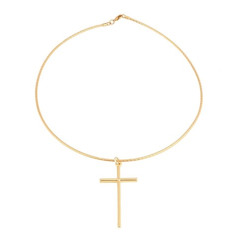 Choker żyłka z krzyżykiem (C21/WIO/70AU) Choker żyłka z krzyżykiem (C21/WIO/70AU)