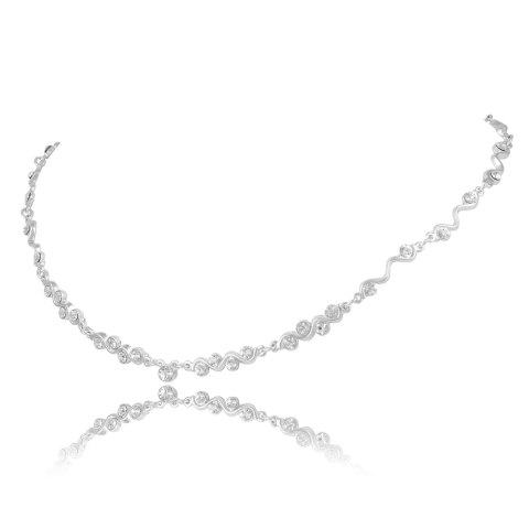 Kolia z kryształkami Preciosa z kolekcji Wedding Dream (C8153AG) Kolia z kryształkami Preciosa z kolekcji Wedding Dream (C8153AG)