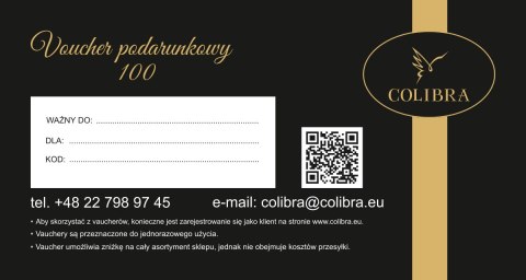 Papierowy Voucher podarunkowy 100 zł Papierowy Voucher podarunkowy 100 zł
