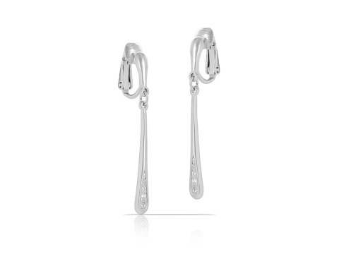 Klipsy wiszące z kryształkami z kolekcji Classic (E14829AG) Klipsy wiszące z kryształkami z kolekcji Classic (E14829AG)