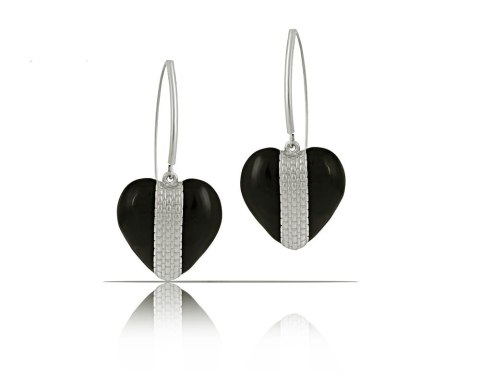 Kolczyki ręcznie malowane serca z kolekcji Heart Harmony (P23/ZIM/29AG) Kolczyki ręcznie malowane serca z kolekcji Heart Harmony (P23/ZIM/29AG)