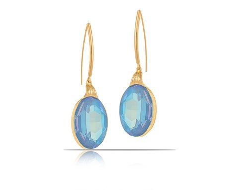 Kolczyki z dużym kamieniem Crystal Ocean DeLite z kolekcji Primero (P23/ZIM/113/3AU) Kolczyki z dużym kamieniem Crystal Ocean DeLite z kolekcji Primero (P23/ZIM/113/3AU)