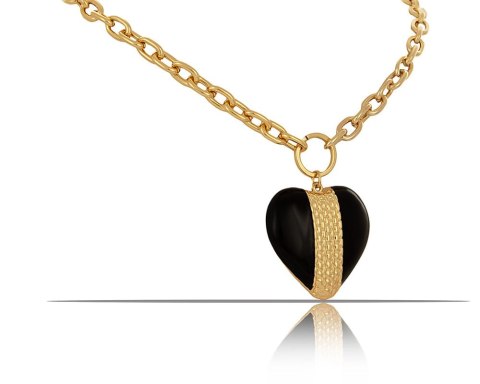 Naszyjnik z dużym sercem z kolekcji Heart Harmony (C23/ZIM/72AU) Naszyjnik z dużym sercem z kolekcji Heart Harmony (C23/ZIM/72AU)