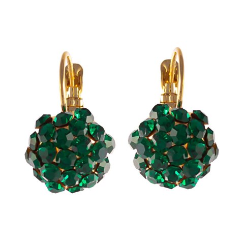 Kolczyki z kryształkami Preciosa (P8126AU-EMERALD) Kolczyki z kryształkami Preciosa (P8126AU-EMERALD)