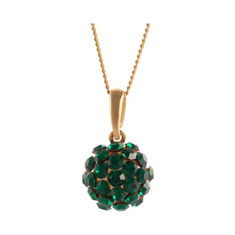 Naszyjnik z kryształkami Preciosa (C8126AU-EMERALD) Naszyjnik z kryształkami Preciosa (C8126AU-EMERALD)