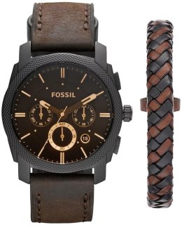ZEGAREK MĘSKI + BRANSOLETKA FOSSIL FS5251SET - KOMPLET PREZENTOWY