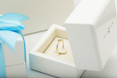 Złoty pierścionek PZD5993 - Diament Złoty pierścionek PZD5993 - Diament