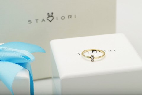 Złoty pierścionek PZD5993 - Diament Złoty pierścionek PZD5993 - Diament