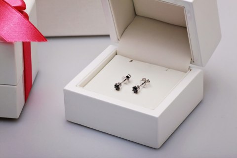 Złote kolczyki KBD1594B - Diament Złote kolczyki KBD1594B - Diament