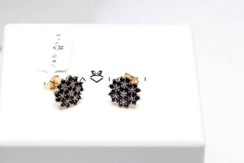 Złote kolczyki KZD1310 - Diament Złote kolczyki KZD1310 - Diament