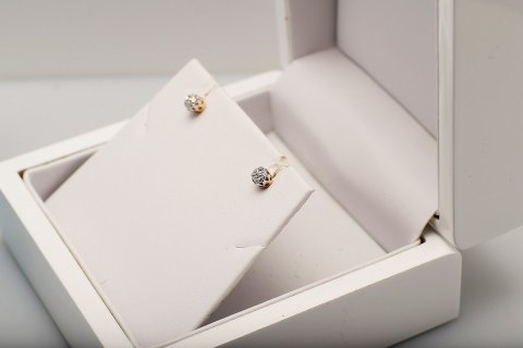Złote kolczyki KZD5653 - Diament Złote kolczyki KZD5653 - Diament