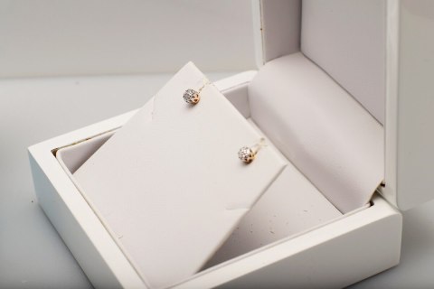 Złote kolczyki KZD5653 - Diament Złote kolczyki KZD5653 - Diament